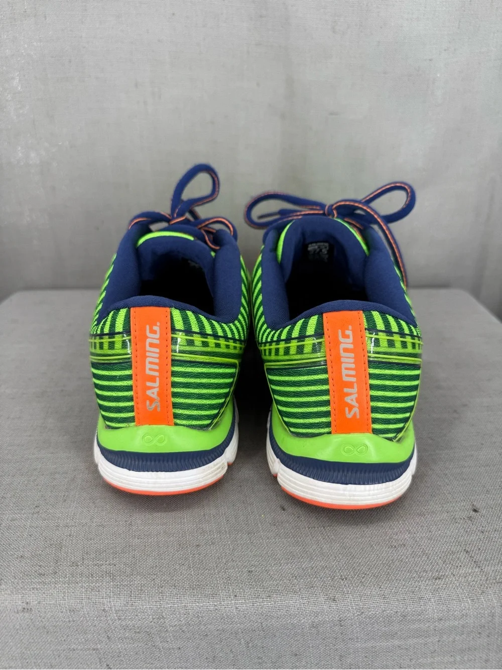 SALMING Running Shoes Miles for Men (Gecko Green) sz 9.5. Wrong insoles